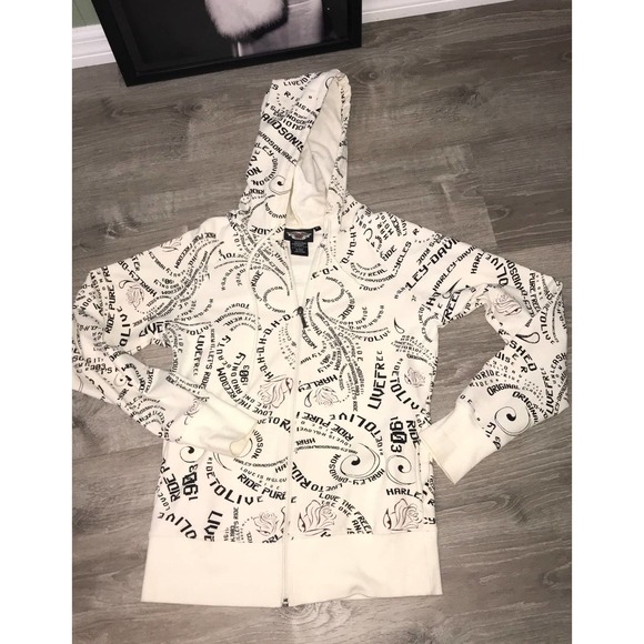 Harley-Davidson Tops - Harley Davidson zip up Womens